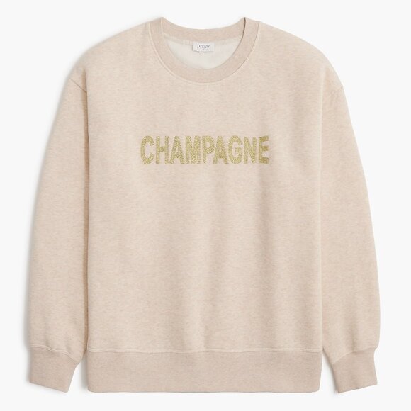 J. Crew Factory Tops - NWT J.Crew Champagne Sweatshirt